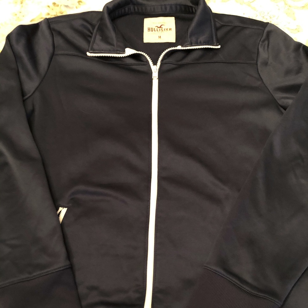 Hollister men’s zip up jacket sz M